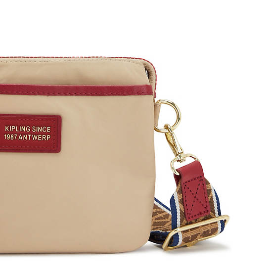 Kipling Riri Divat Crossbody Táska Bézs | HU 1218WN